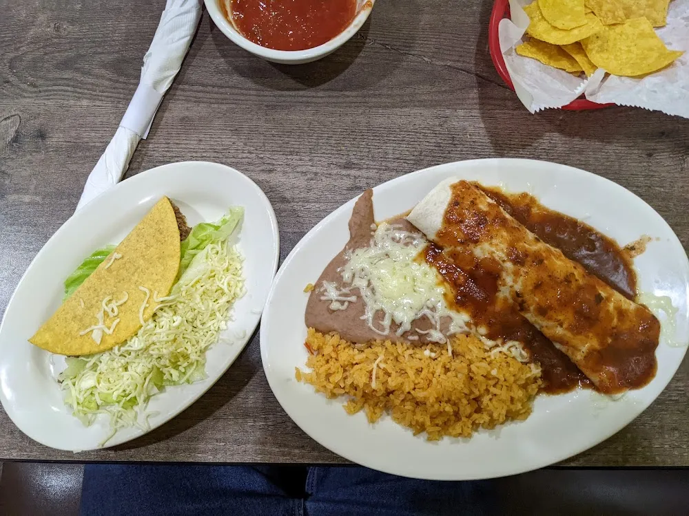 Flauta Rice and Beans